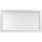Ekena Millwork Vertical Surface Mount PVC Gable Vent: Functional, w/ 2"W x 2"P Brickmould Sill Frame, 40"W x 22"H GVPVE40X2203SF - alternate 1